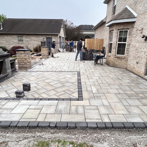 Backyard fire pit patio for outdoor entertaining in Knoxville TN
