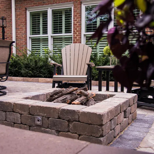 Brick Firepit in Knoxville