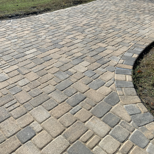 decorative paver driveway